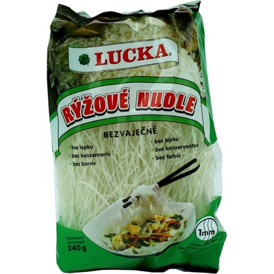 Lucka Ryžové rezance bez lepku a vajec 1mm 240 g