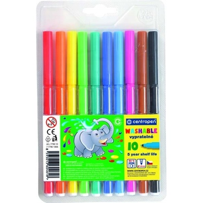 Centropen Washable 7790 10 ks