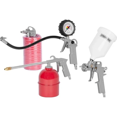 Sada na kompresor Airtool W-2005A1, 5 dielna, striekacia/ofukovacia/nafukovacia/rozprašovacia/hadica