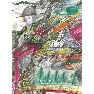 Luka Brase – Into the Forest, 2023, 30x20cm
