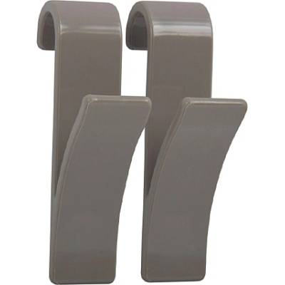 MSV ЗАКАЧАЛКИ ЗА КЪРПИ К-КТ 2бр СИВ (141416)