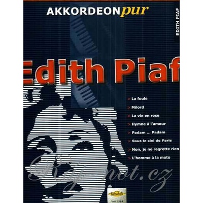 Skladby pre akordeón od Edith Piaf