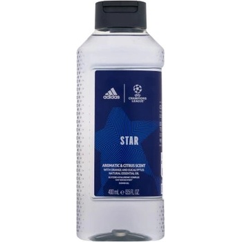 Adidas UEFA Champions League Star освежаващ душ гел с аромат на портокал и евкалипт 400 ml за мъже