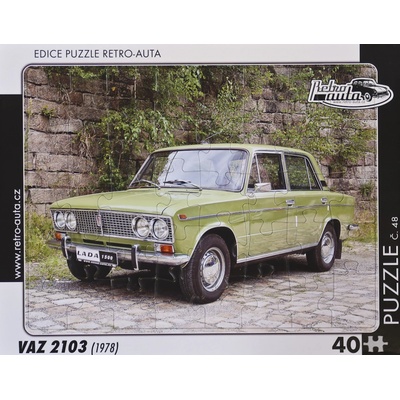 Retro-Auta č. 48 VAZ 2103 1978 40 dílků
