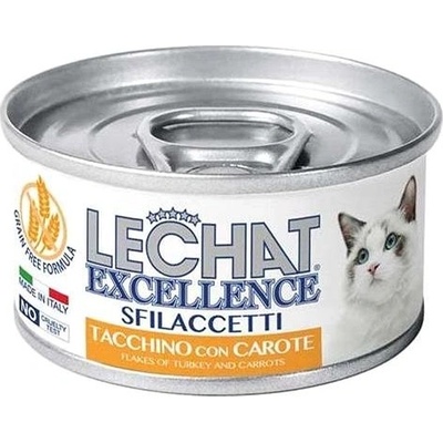 Monge Lechat Excellence Flakes morčacie mäso s mrkvou 80 g