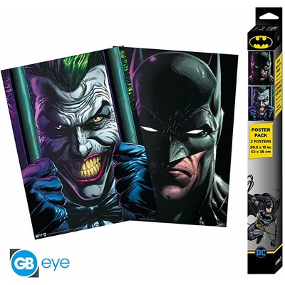 DC COMICS - Set 2 Posters Chibi 52x38 - Batman and Joker, ABYDCO858