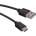 Forever Кабел Forever - 3575, USB-A/USB-C, 1 m, черен (T_0014092)