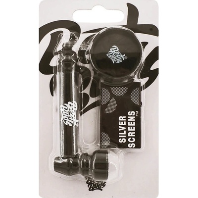 Best Buds Pipsy Černá Kovová s Mini Drtičkou – Sleviste.cz