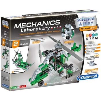 Clementoni Mechanická laboratoř Vrtulník a vznášedlo