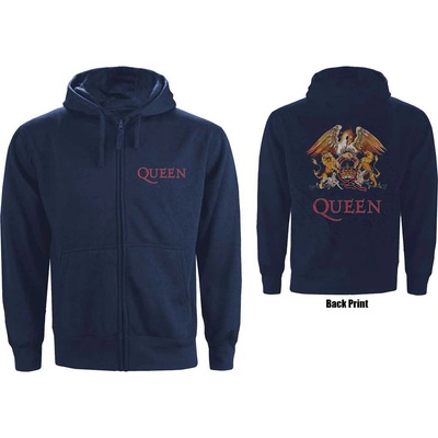 Queen mikina Classic Crest Modrá