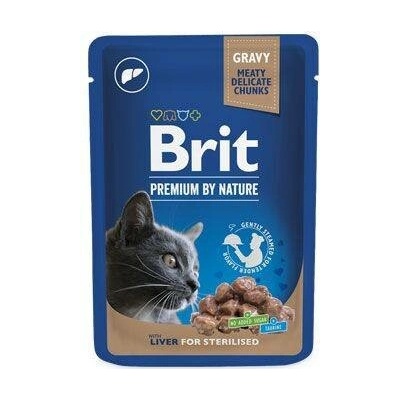 Brit Premium Cat Liver for Sterilised 12 x 100 g