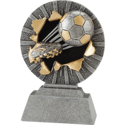 Plaketa fotbal nakopnutý míč 10 cm
