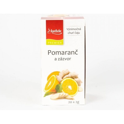 Apotheke POMARANČ A ZÁZVOR 20 x 2 g