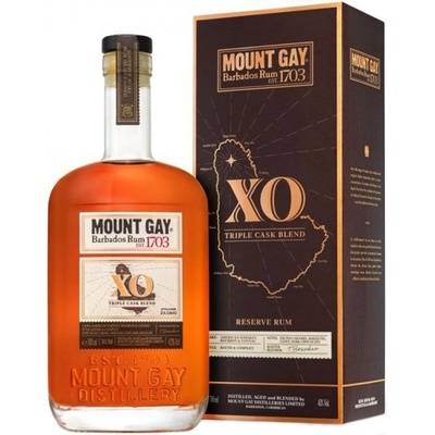 Mount Gay Rum XO 43% 0,7 l (čistá fľaša)