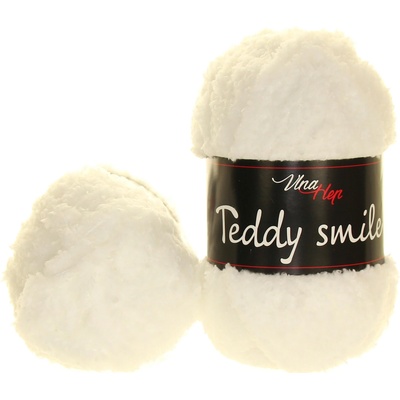 Vlna Hep Teddy smile 4002 sněhově bílá