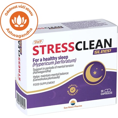 SWP Stressclean Sleep Ashwagandha 30 kapslí