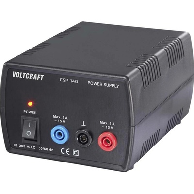 VOLTCRAFT CSP-140 laboratorní zdroj s nastavitelným napětím, 15 V/DC (max.), 1 A (max.), 30 W, výstup 1 x, VC-17193965
