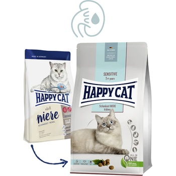 Happy Cat NEW Sensitive Schonkost Niere Ledviny 1,3 kg