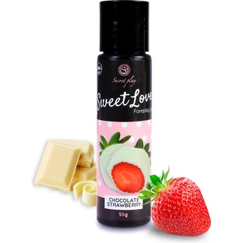 Image 1 of Secret Play Sweet Love Foreplay Gel Strawberries and White Chocolate 60ml