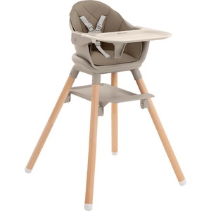 KikkaBoo Стол за хранене 6в1 Woody Beige 2024 (31004010174) - salemax
