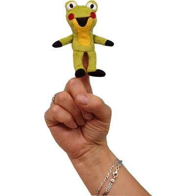 Moravská ústředna Brno Žabka 10cm prstový maňásek – Zboží Mobilmania