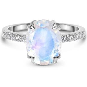 Silenti Jewelry Сребърен пръстен "Лукс" - 8 - 57мм (18.1мм диам. )