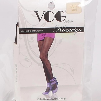 Image 1 of Дамски фигурален чорапогащник в цвят kahve