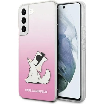 KARL LAGERFELD Калъф Karl Lagerfeld KLHCS22MCFNRCPI Choupette Eat, за Samsung Galaxy S22+ S906, розов (KF000921-0)