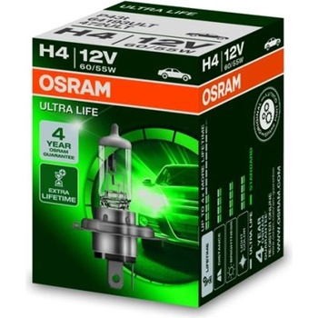Image 1 of OSRAM Крушка OSRAM H4, 12V, 60/55W, 1650lm/1000lm, 1 брой