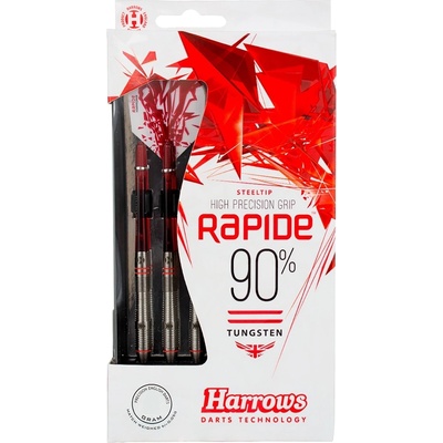 Harrows Darts Rapide Tungsten Darts - Silver/Red