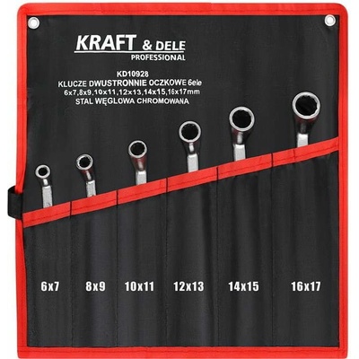 Kraft & Dele oboustranné očkové klíče 6 ks KD10928