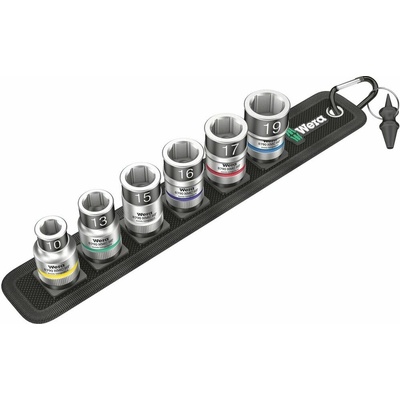 WERA Sada nástrčných kľúčov Belt C 1 1/2", 7 dielna