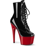 Pleaser USA Pleaser Adore-1020 Blk Pat/Red 37