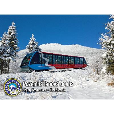 Vysoké Tatry Pozemná lanová dráha zima