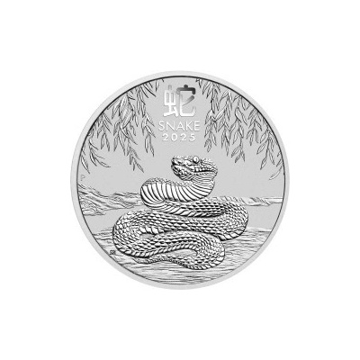 The Perth Mint strieborná minca Lunar Series III Year of Snake 2025 1 oz