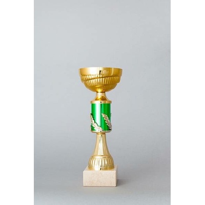 Zlato-zelený sportovní pohár 23 32 cm 32 cm