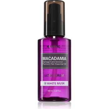 KUNDAL Macadamia Ultra Serum White Musk регенериращ серум за масло за увредена коса 100ml