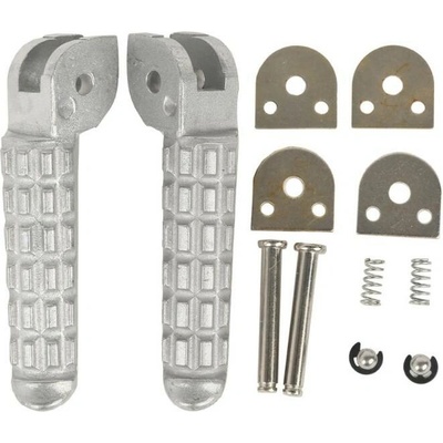 BIKETEC PARTS sada stupaček pasažéra kompletní s upevněním DUCATI MONSTER 696/796 09-13 barva stříbrná
