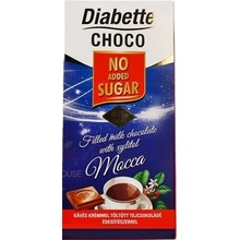 Diabette Choco Mliečna čokoláda so sladidlom plnená krémom s kávovou príchuťou 80g