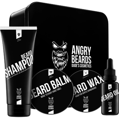 Angry Beards Grooming set Smooth & Saloon 4 ks