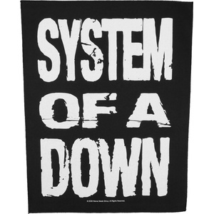 RAZAMATAZ голяма емблема за зашиване system of a down - stacked logo - razamataz - bp1349