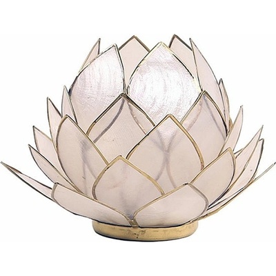 Nefertitis Svícen lotos perleťověbílý Extra NF9518 - cca 15 x 15 cm
