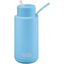 Frank Green Ceramic Straw nerezový sky blue 1 l