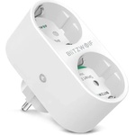 BlitzWolf Двоен смарт контакт WiFi BlitzWolf BW-SHP7 (BW-SHP7)