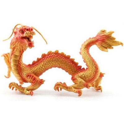 Atlas Фигурка Дракон китайски златен 15, 5 см
