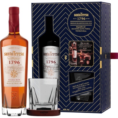 Santa Teresa 1796 40% 0,7 l (darčekové balenie 1 pohár a podtácka)