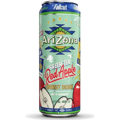 AriZona x Fallout Green Tea Red Apple 0,65 l