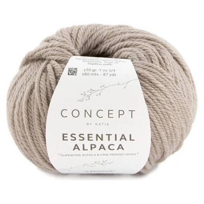 ESSENTIAL ALPACA Katia Farby ESSENTIAL ALPACA: 94 šedobéžová - VÝPREDAJ