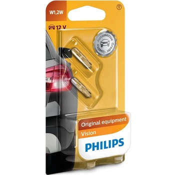 Image 1 of Philips Vision W1,2W 12V 2x (12516B2)