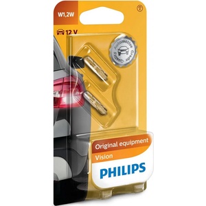 Philips Vision W1,2W 12V 2x (12516B2)